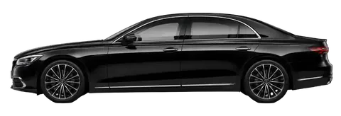 Black executive saloon for business and special occasions