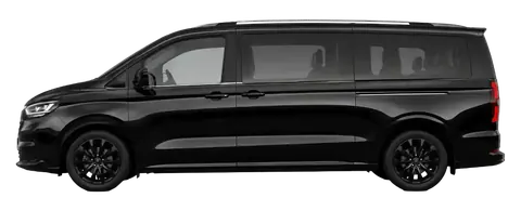 Black 6 seater MPV taxi